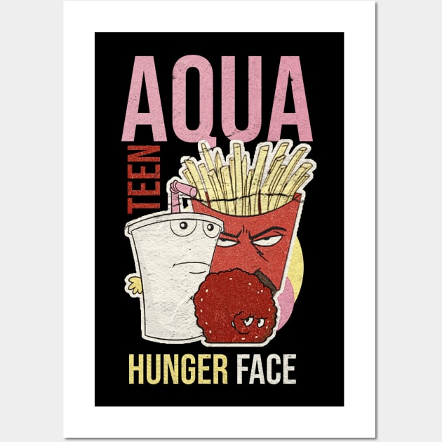 aqua teen hunger force athf Wall Art by Nwebube parody design